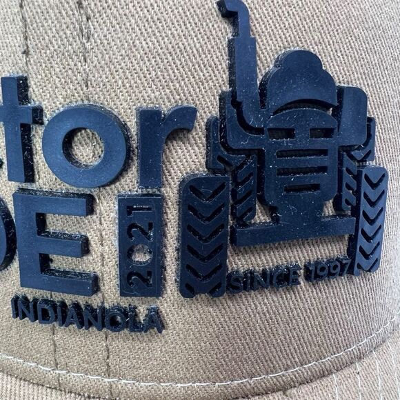 Tractor ride iowa mesh snap back trucker hat  farm Hat One Size Fits Most - Picture 6 of 11